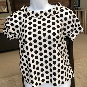 Retro style polka dot shirt